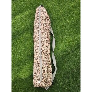 NWT Calme Animal Print Cheetah Yoga Mat & Bag 112069